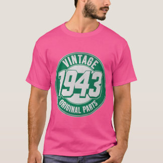 Camisa Retro Vintage 80 anos 1943 Original P 80 An