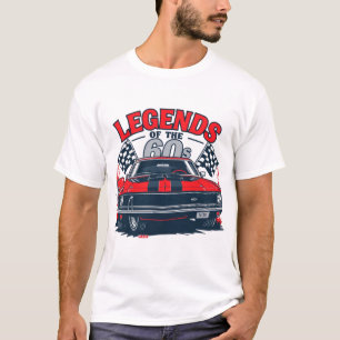 Camisa retrora para amantes e ventiladores nostálg
