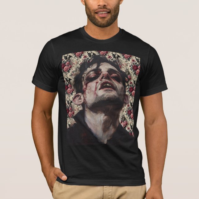 Camisa Revenant – Barroco Floral Gótico (Frente)