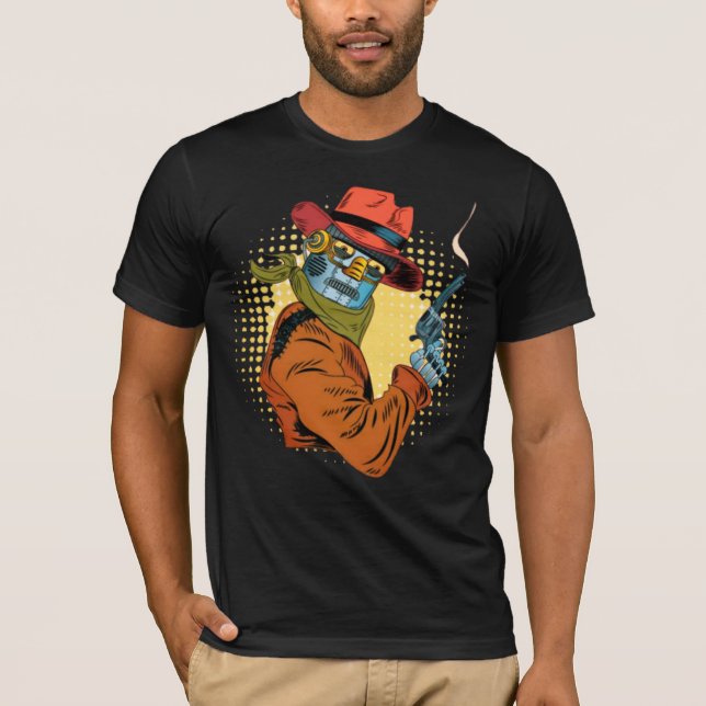 Camisa Robot cowboy  (Frente)