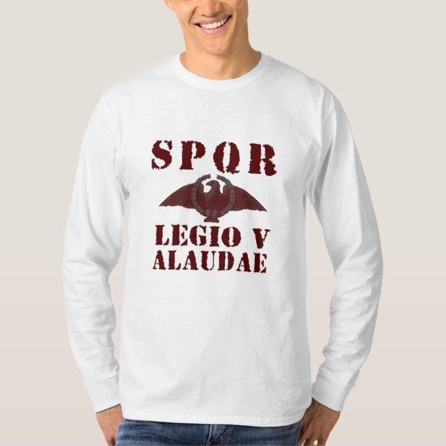 Camisa romana de Eagle da legião de Júlio César 5a (Frente)