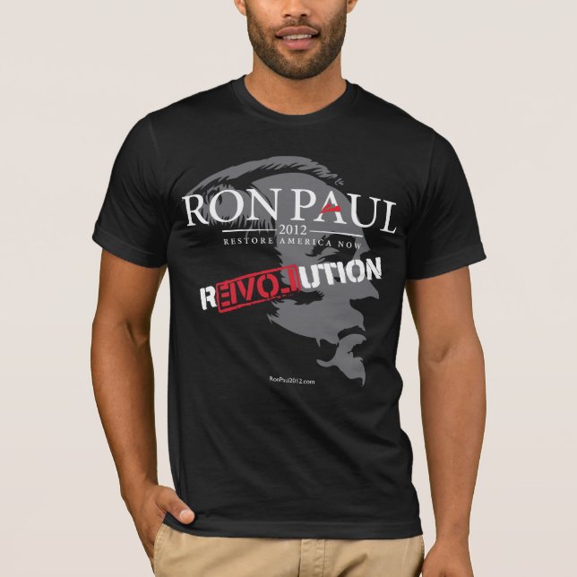 Camisa Ron Paul Revolution 2012 (Frente)