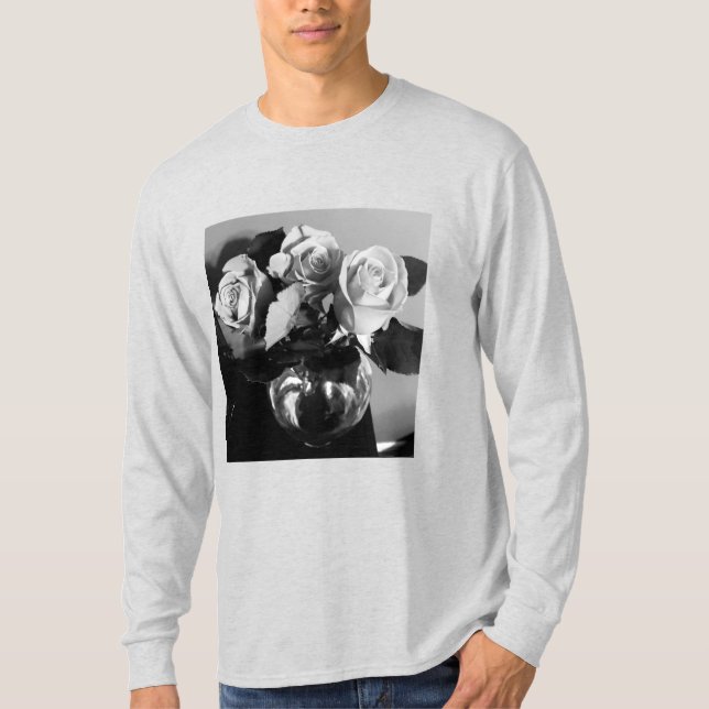 camisa rosa branca e preta (Frente)