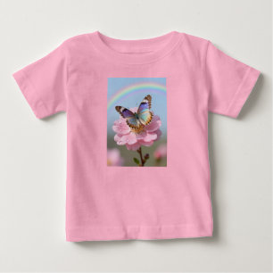 Camisa Rosa Butterfly Bliss