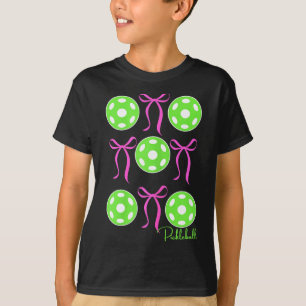 Camisa rosa de pickleball para meninas que amam jo