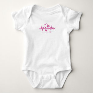 Camisa rosa do Baby Baller
