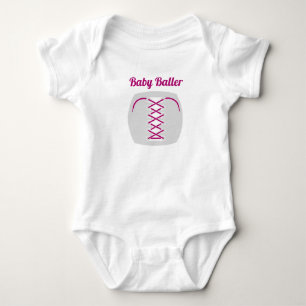 Camisa rosa do Baby Baller