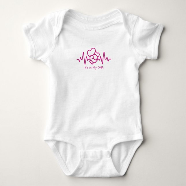 Camisa rosa do Baby Baller (Frente)