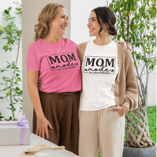 Camisa Rosa Modo Mamãe, Presentes do Dia das Mães,