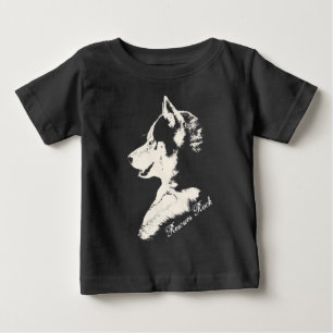 Camisa Rouco Bebê T-Camisa Cachorro Cachorro Cacho