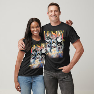 Camisa rouco Bootleg 90s Siberian Husky