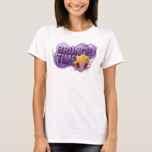 Camisa Roxa DECLARAÇÃO HORA DO BRUNCH Design