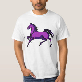 Camisa roxa do cavalo