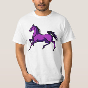 Camisa roxa do cavalo
