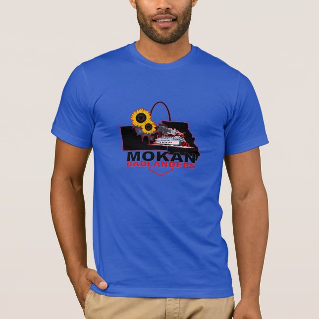 Camisa Royal Blue MOKAN Badlanders Masculina Tri-B (Frente)