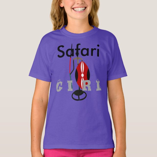 Camisa Safari Blue Girly Hakuna Matata (Frente)