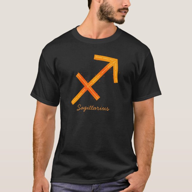 Camisa Sagitário de Mens - Preto (Frente)