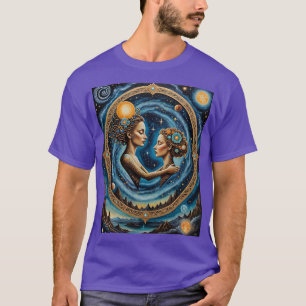 Camisa Sagrada de Deusa Espelho Cósmico