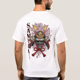 Camisa Samurai Helmet Bloom Flower – Guerra Japone
