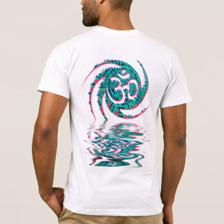 Camisa Sânscrito de Água Líquida OM