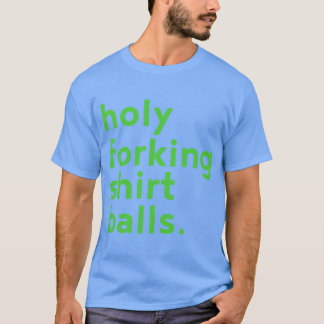 Camisa santa garfo bolas ela Família do Bom Lugar