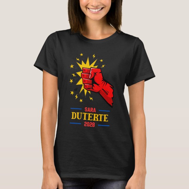 Camisa Sara Duterte Para Presidente 2028 Protesto (Frente)