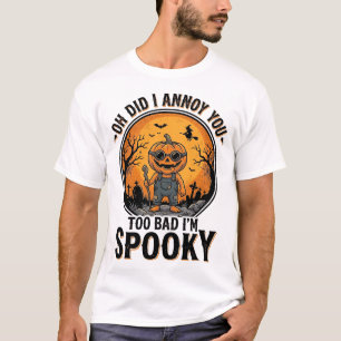 Camisa Sarcástica de Halloween Roupas Engraçadas d