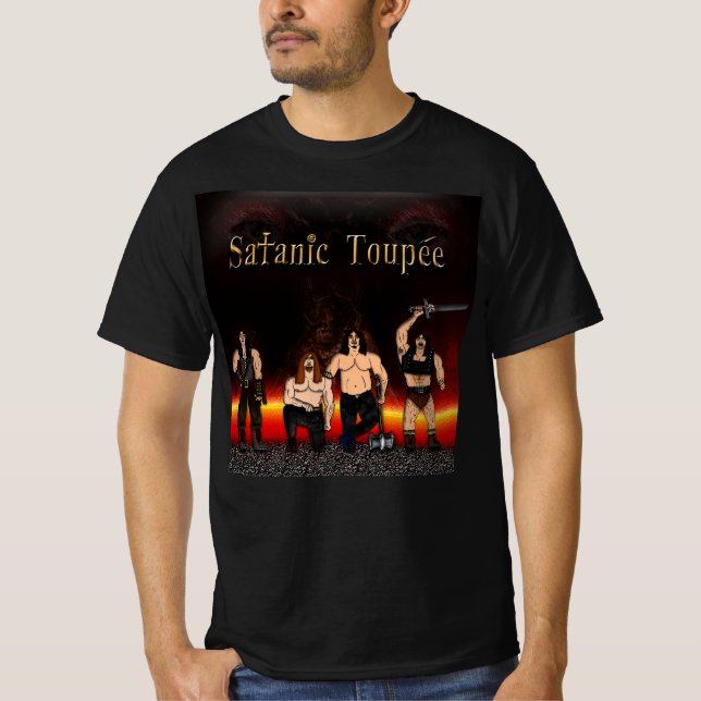 Camisa Satânica de "Banda Hellscape" (Frente)