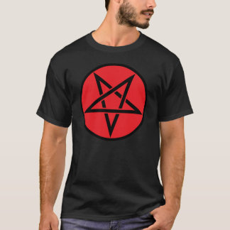 Camisa satânica do Pentagram T