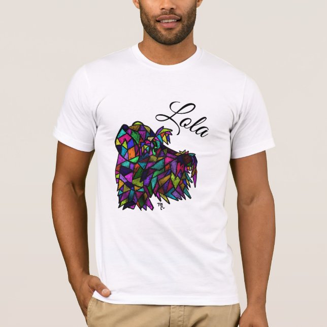 Camisa Schnauzer De Disquete Personalizado (Frente)