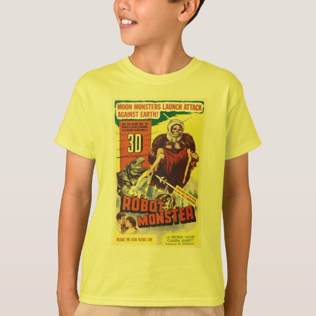 Camisa SciFi do ROBOT MOON 3D (Frente)