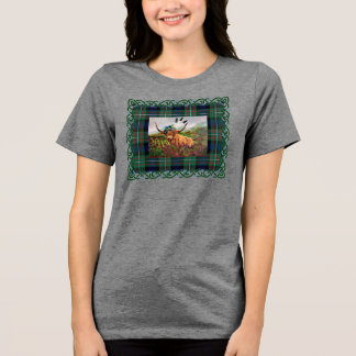 Camisa Scottish cow in heather