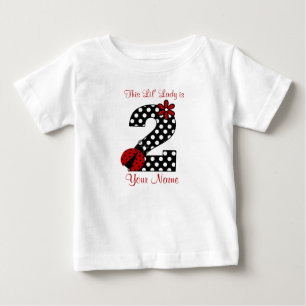 Camisa segundo aniversário Ladybug