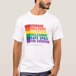 Camisa segura do espaço pelas cores verdadeiras