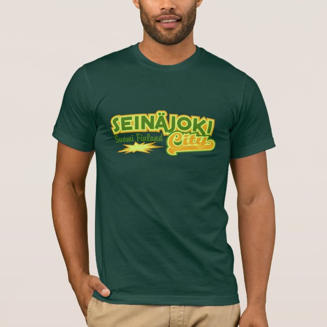 Camisa Seinäjoki City - escolha estilo e cor (Frente)