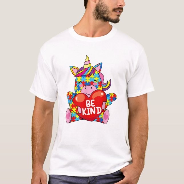 Camisa Seja Gentil Presente de Conscientização do  (Frente)