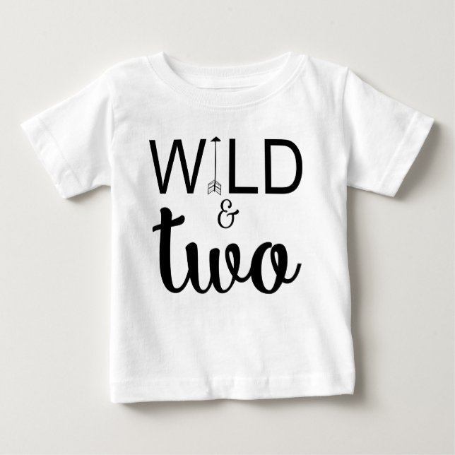 Camisa selvagem e dois segundos aniversários de fl (Frente)