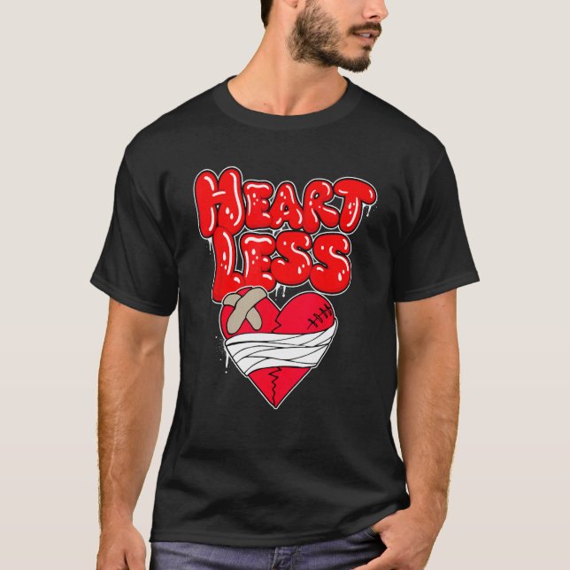 Camisa sem coração, Camisa quebrada com coração, s (Frente)