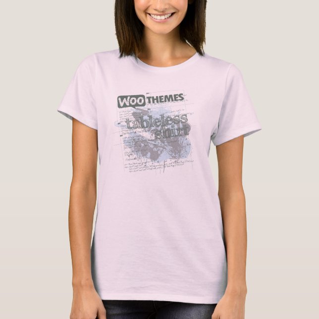 Camisa sem mesa (Damas) - Branco (Frente)