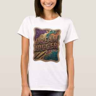 Camisa Sharp Gold DREAM BIGGER Design