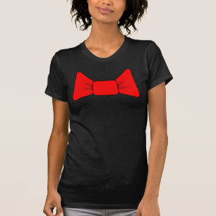 Camisa Simples com Laço Vermelho