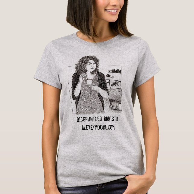 Camisa slouchy desapontada de Barista (Frente)