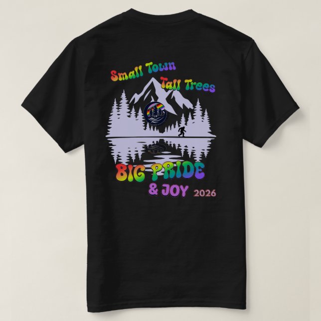 Camisa Small Town, Tall Trees, Big Pride & Joy 202 (Verso do Design)