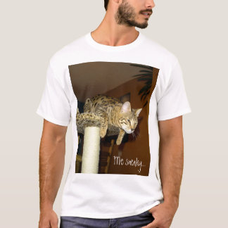 Camisa Sneaky do gato do savana