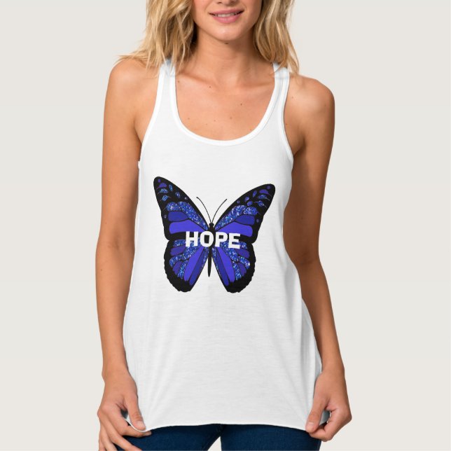 Camisa Sobrevivente da Borboleta Azul ME/CFS (Frente)