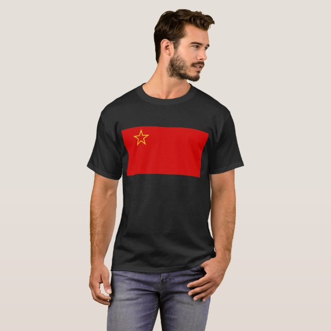 Camisa socialista da bandeira da República da (Frente Completa)