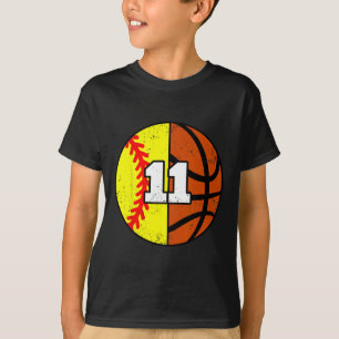 Camisa Softll Sketll Número 11 Piada de Aniversári