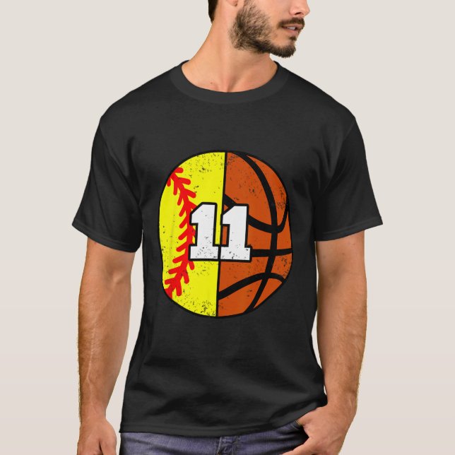 Camisa Softll Sketll Número 11 Piada de Aniversári (Frente)