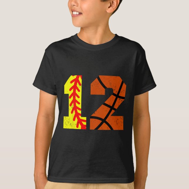 Camisa Softll Sketll Número 12 Funny Aniversário d (Frente)