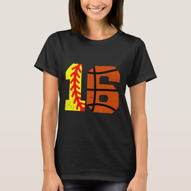 Camisa Softll Sketll Número 16 Piada de Aniversári (Frente)